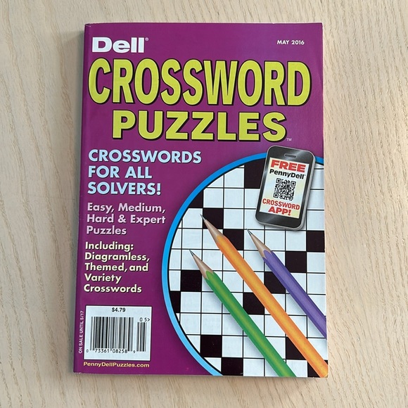 NWOT 6 Dell Crossword Puzzle Books - Picture 3 of 8
